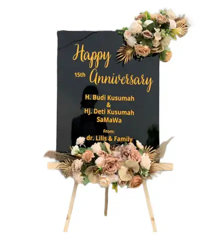 Papan Bunga Akrilik Bara